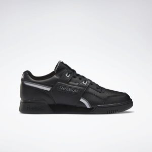 Adidasy Męskie Reebok Workout Plus Czarne/Szare PL 56OBXTJ